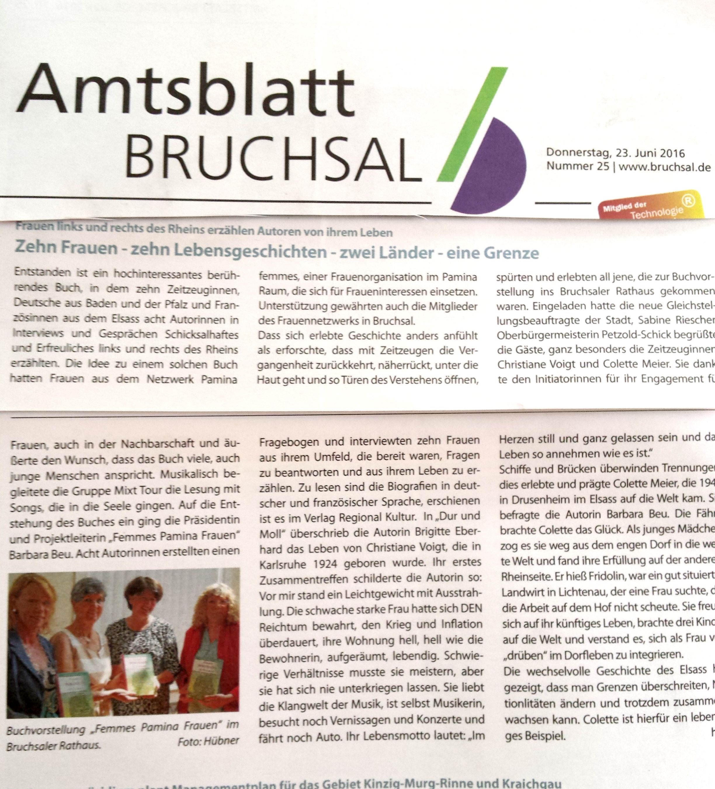 FPF-Zz-Amtsblatt Bruchsal, 23.6._1